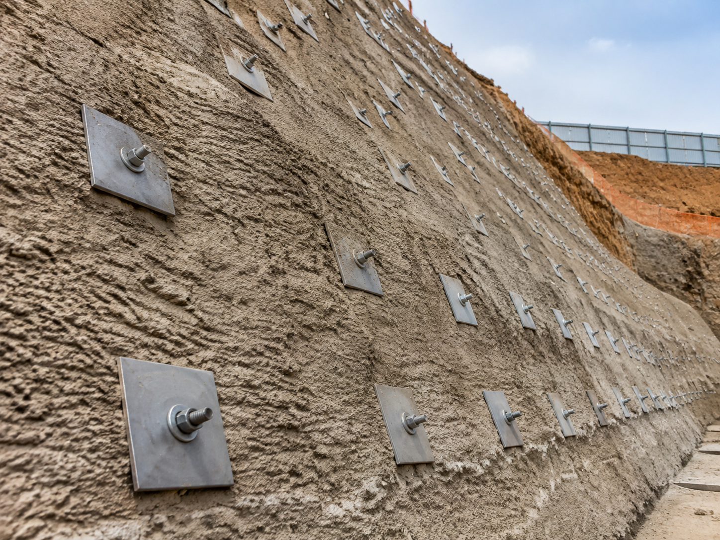 Shotcrete uygulaması